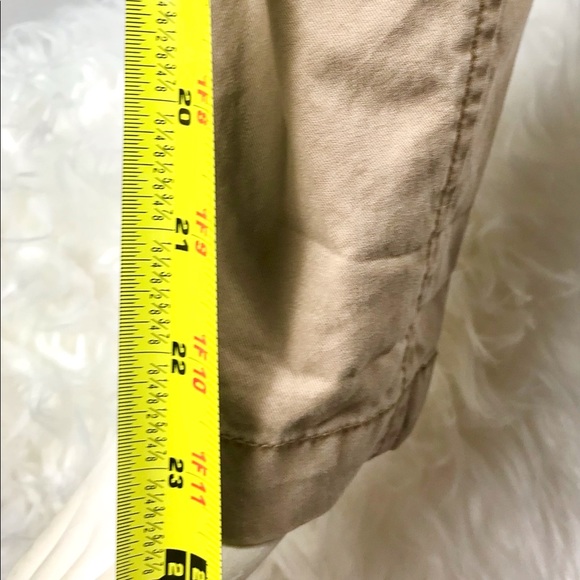 LOFT Button Up Collared Jacket, Tan, Size 6 - Picture 4 of 9